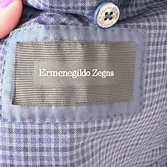 Ermenegildo Zegna Blue Wool 10 Pocket Jacket - Picture 11 of 16